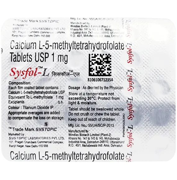 sysfol tablet 30's